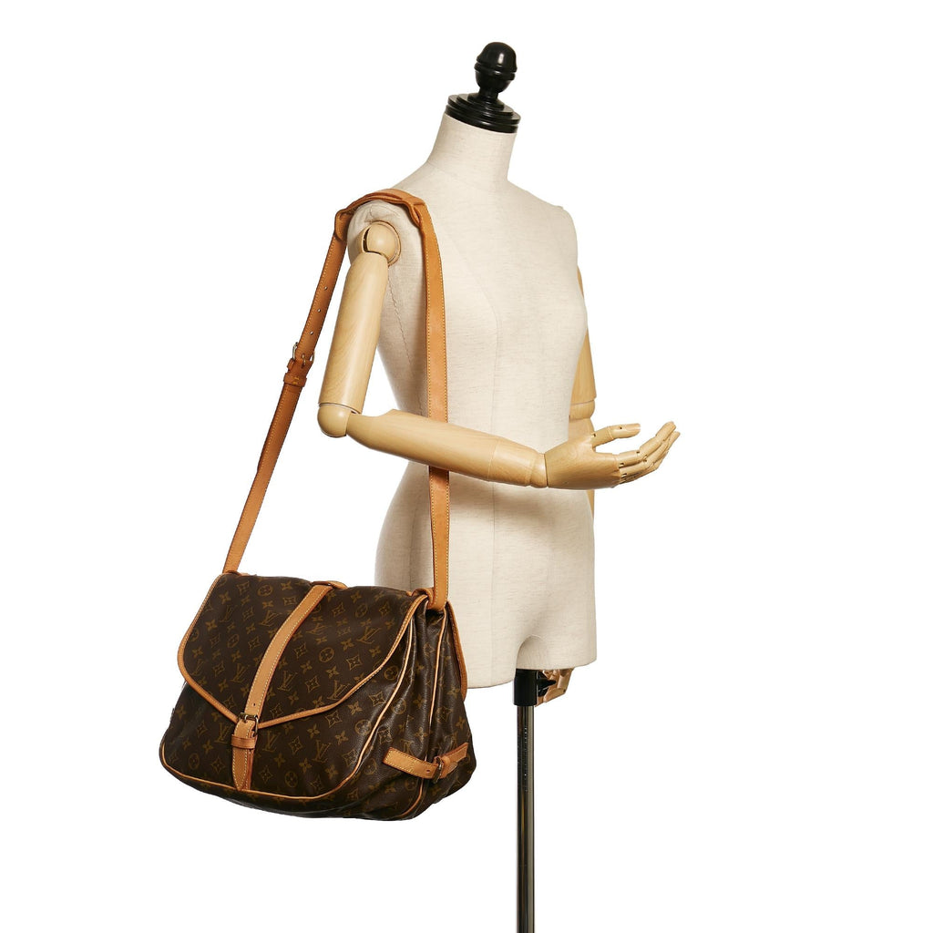 Louis Vuitton Monogram Saumur 35 (SHG-34374)