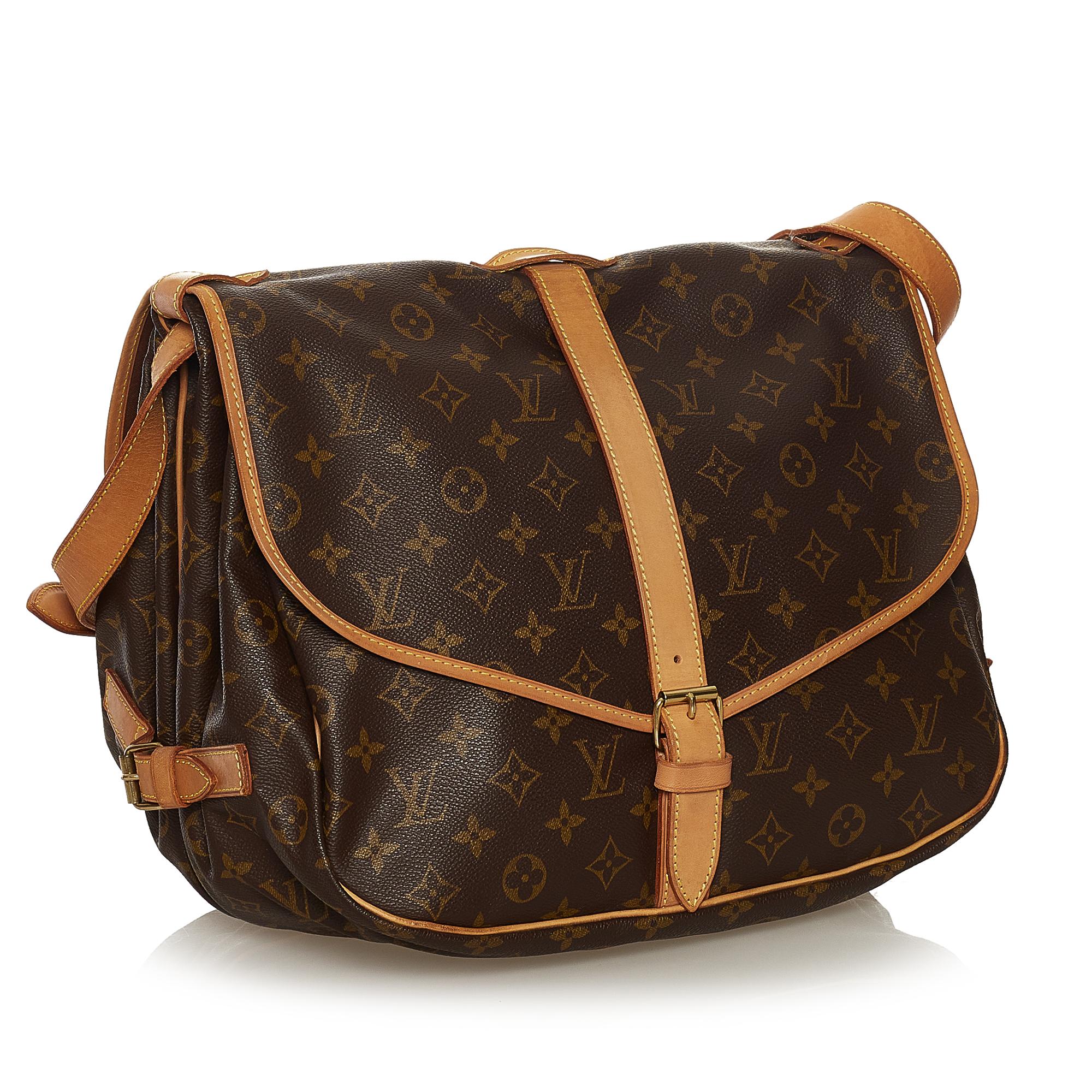 Louis Vuitton Monogram Saumur 35 (SHG-34374)