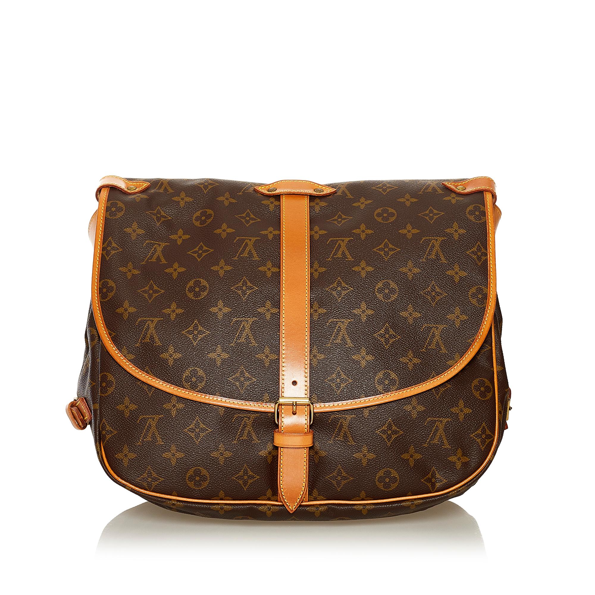 Louis Vuitton Monogram Saumur 35 (SHG-34453)