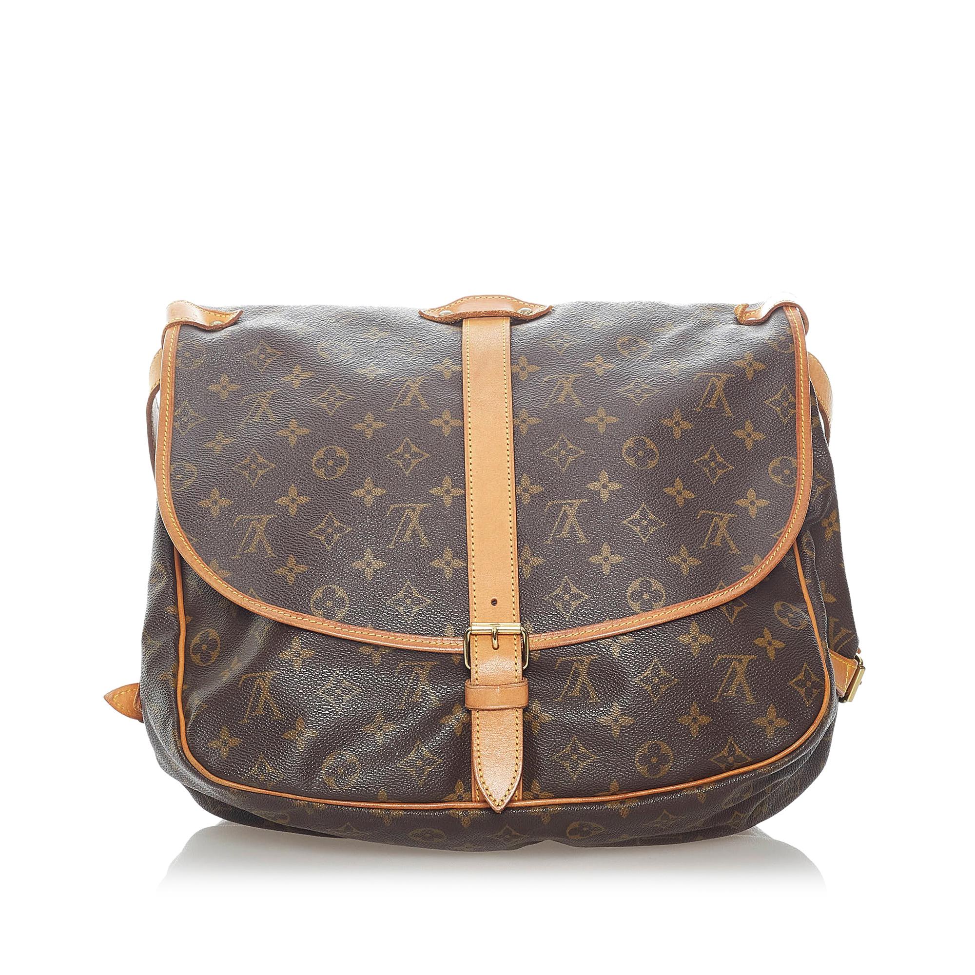 Louis Vuitton Monogram Saumur 35 (SHG-34514)
