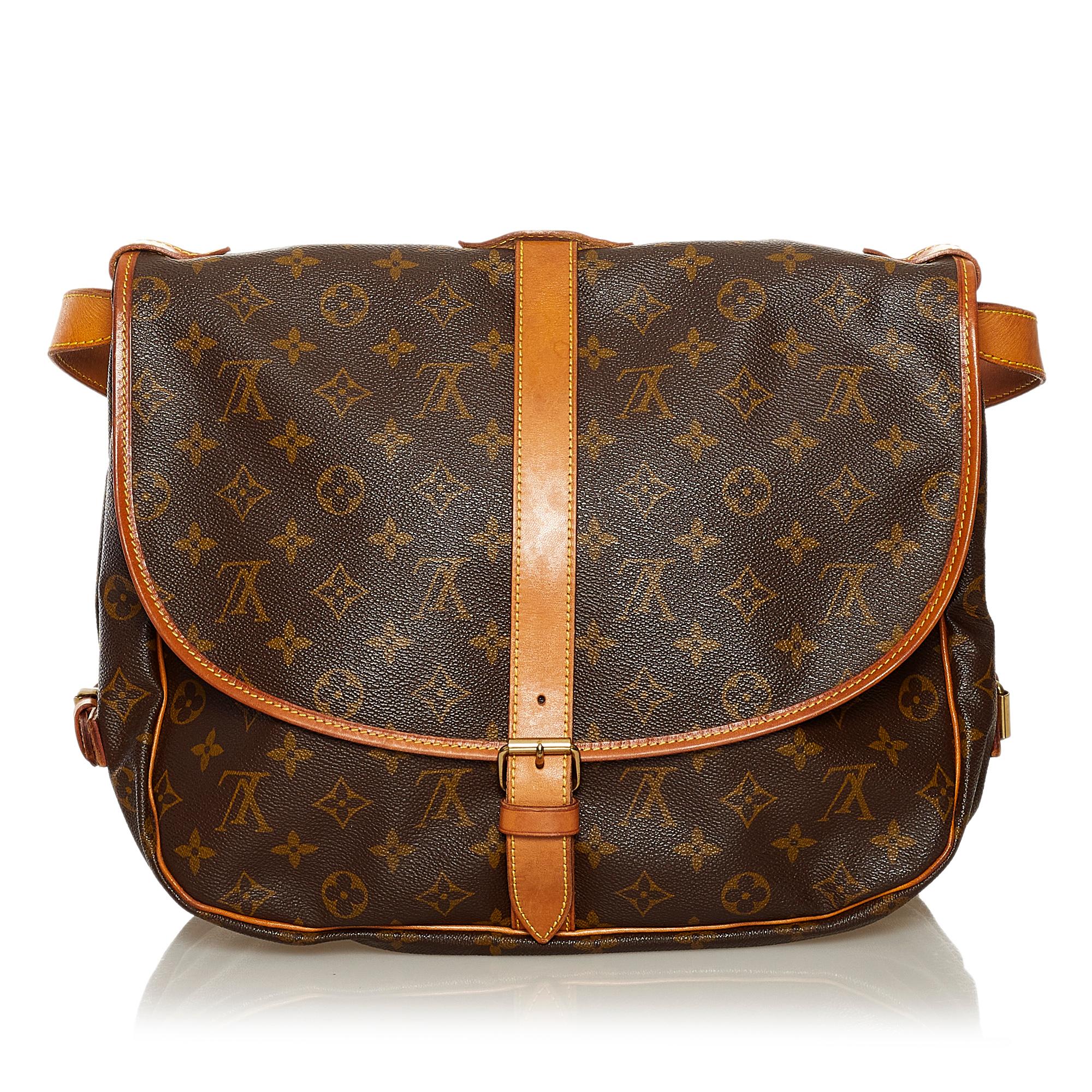 Louis Vuitton Monogram Saumur 35 (SHG-34595)