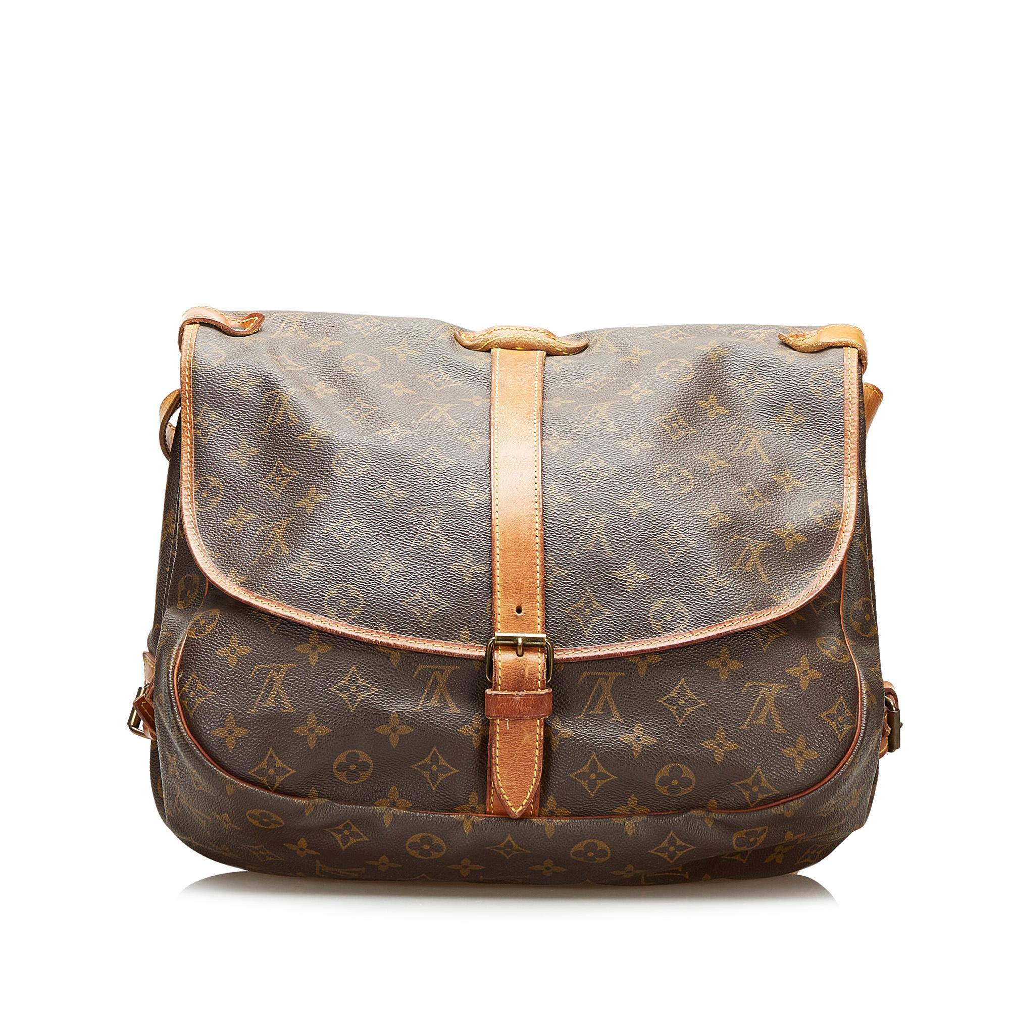Louis Vuitton Monogram Saumur 35 (SHG-35568)