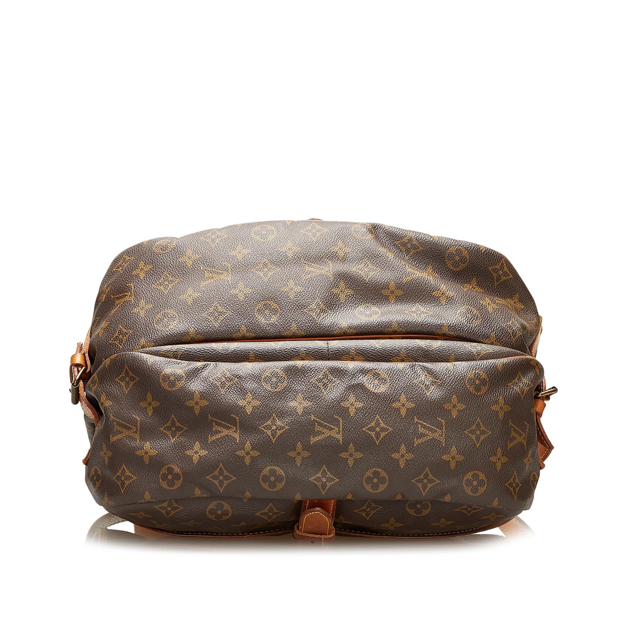 Louis Vuitton Monogram Saumur 35 (SHG-35568)