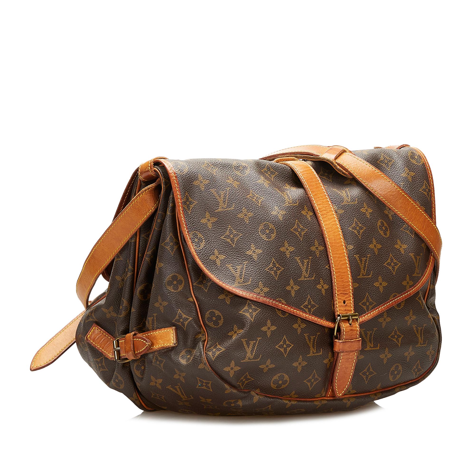 Louis Vuitton Monogram Saumur 35 (SHG-35568)