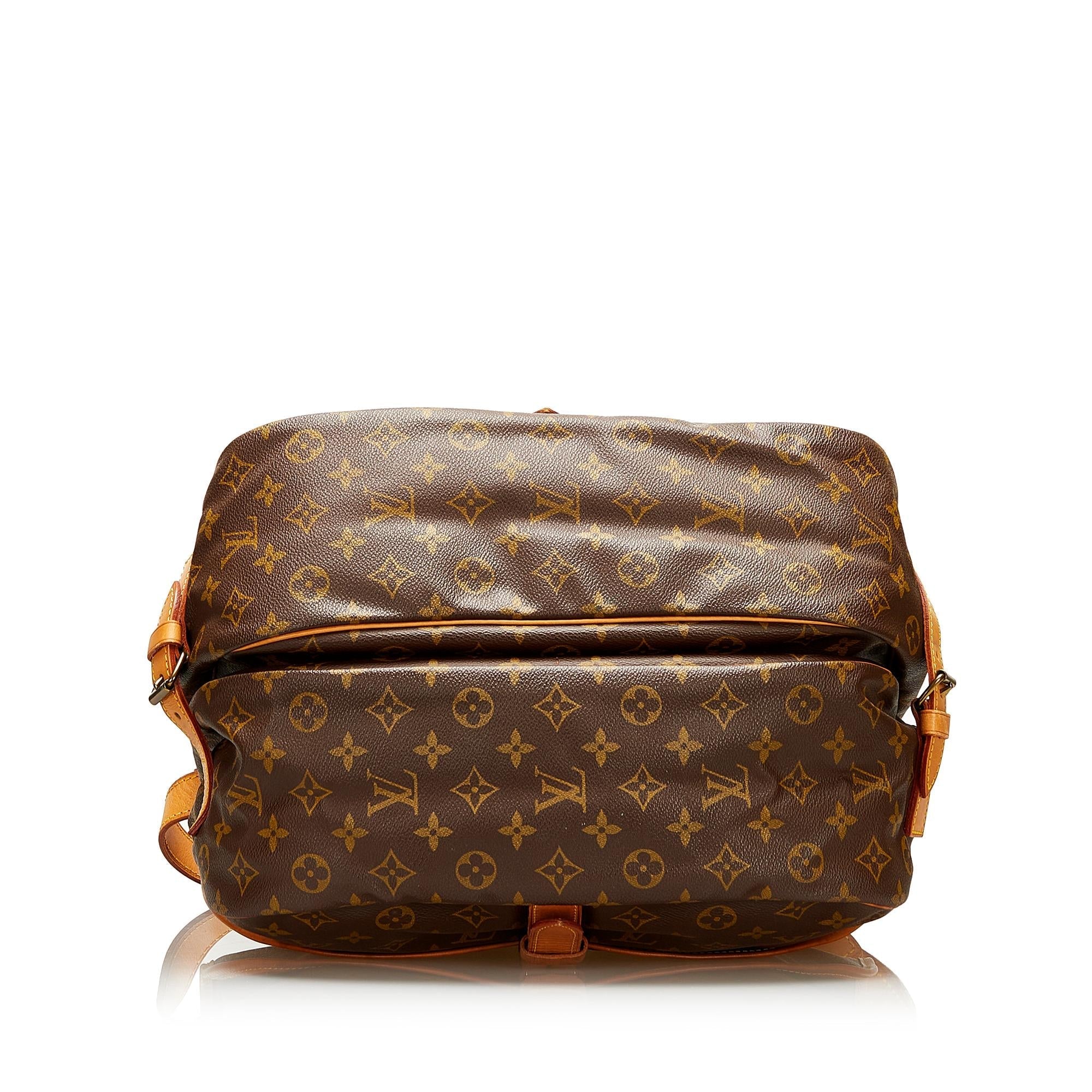 Louis Vuitton Monogram Saumur 35 (SHG-35913)
