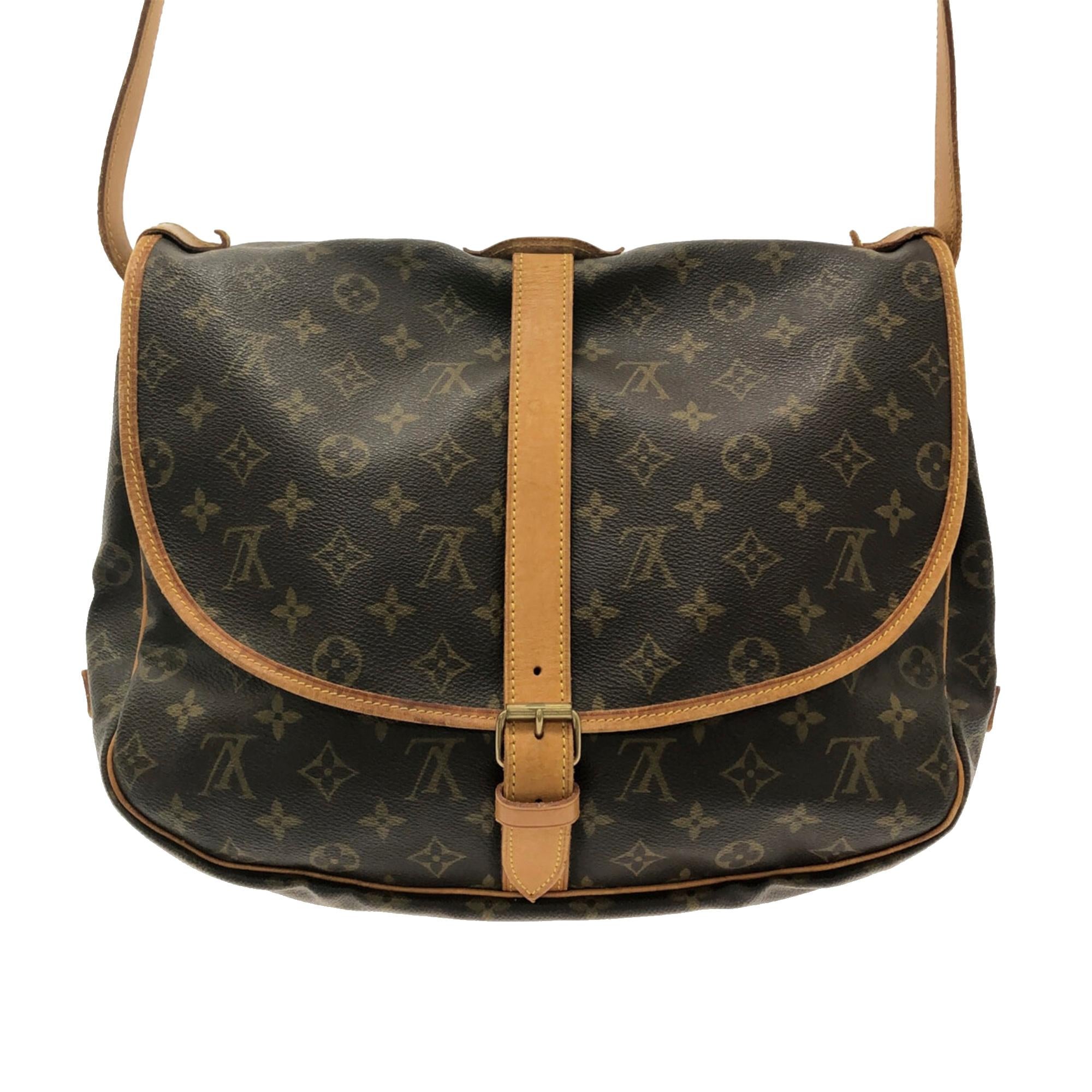 Louis Vuitton Monogram Saumur 35 (SHG-gu64rO)