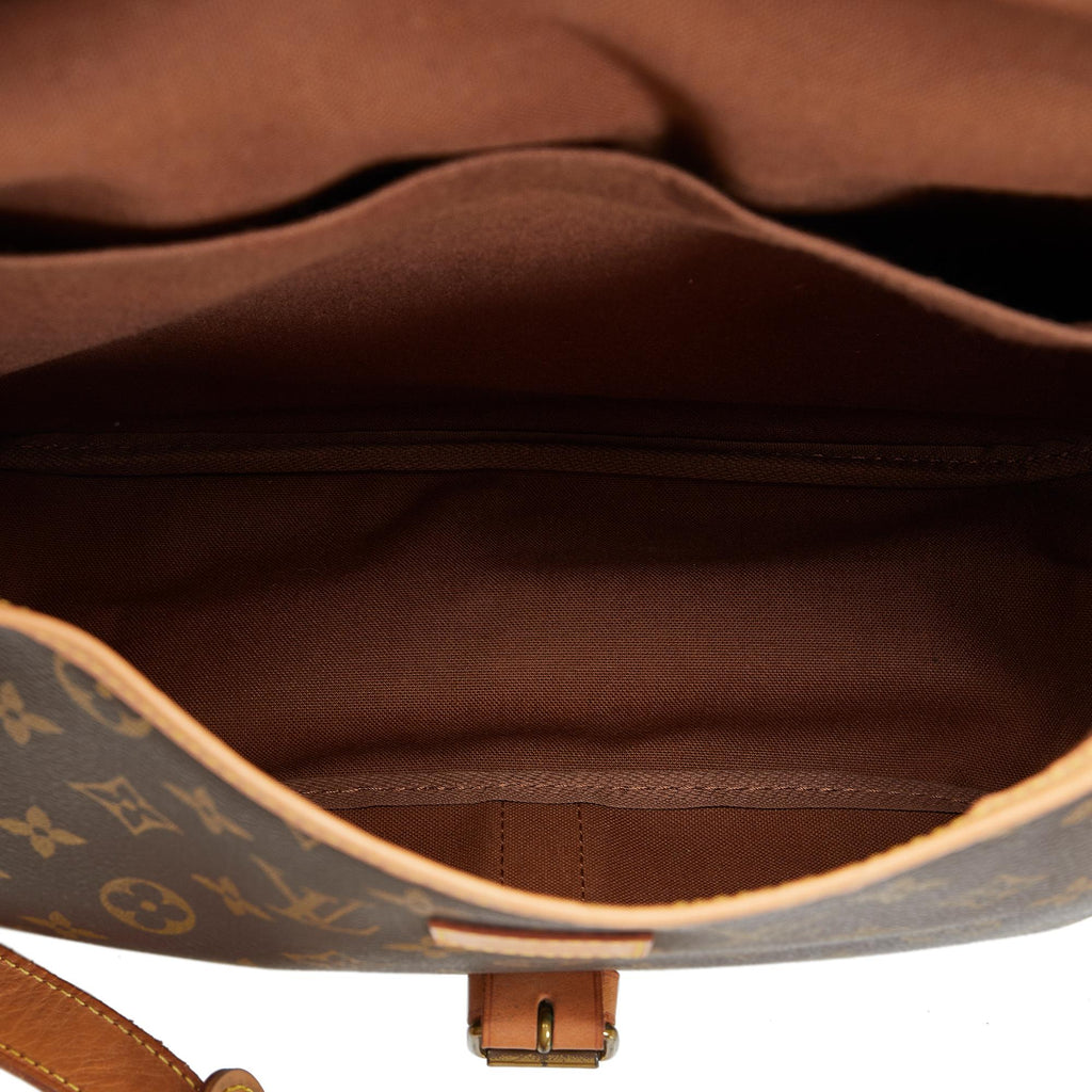 Louis Vuitton Monogram Saumur 35 (SHG-Hp526P)