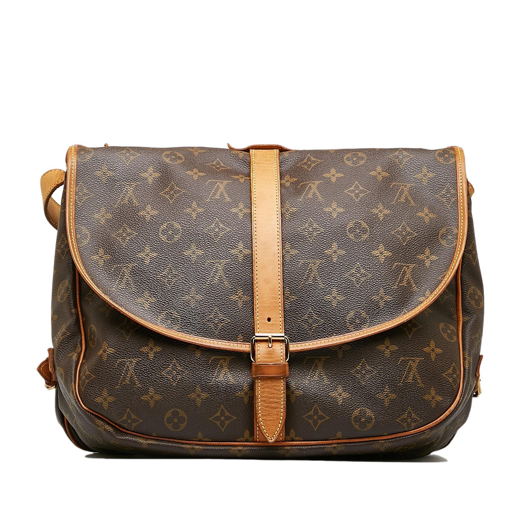 Louis Vuitton Monogram Saumur 35 (SHG-DXtvnY)