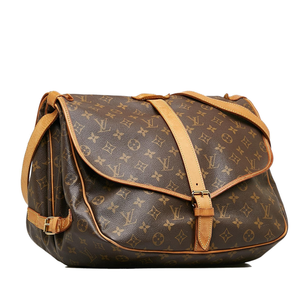 Louis Vuitton Monogram Saumur 35 (SHG-DXtvnY)