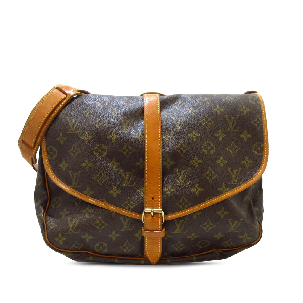Louis Vuitton Monogram Saumur 35 (SHG-qtv6cY)