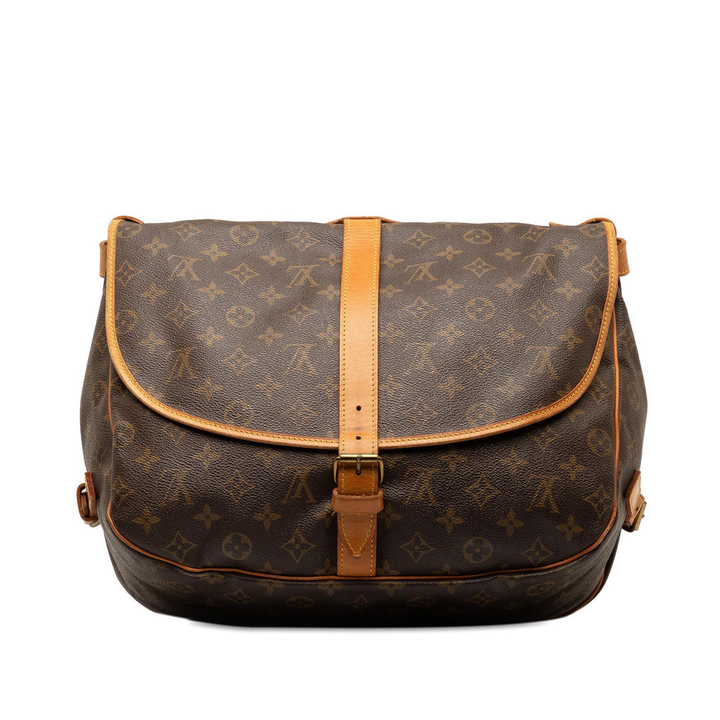Louis Vuitton Monogram Saumur 35 (SHG-rUuXFD)