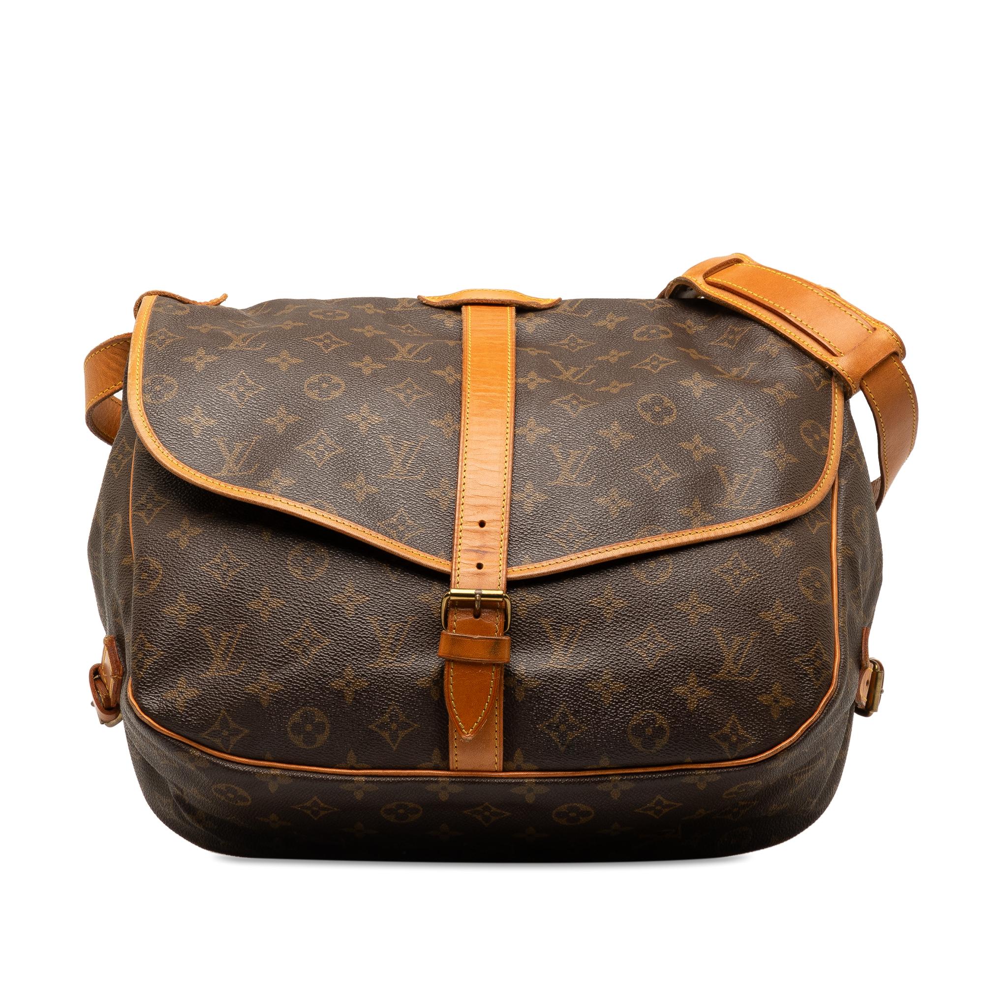 Louis Vuitton Monogram Saumur 35 (SHG-rUuXFD)