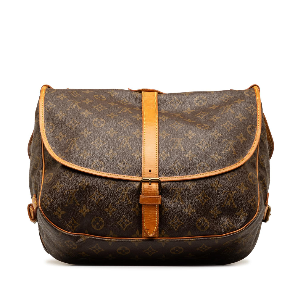 Louis Vuitton Monogram Saumur 35 (SHG-dGcr9j)