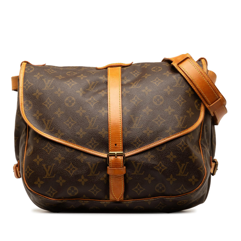 Louis Vuitton Monogram Saumur 35 (SHG-dGcr9j)