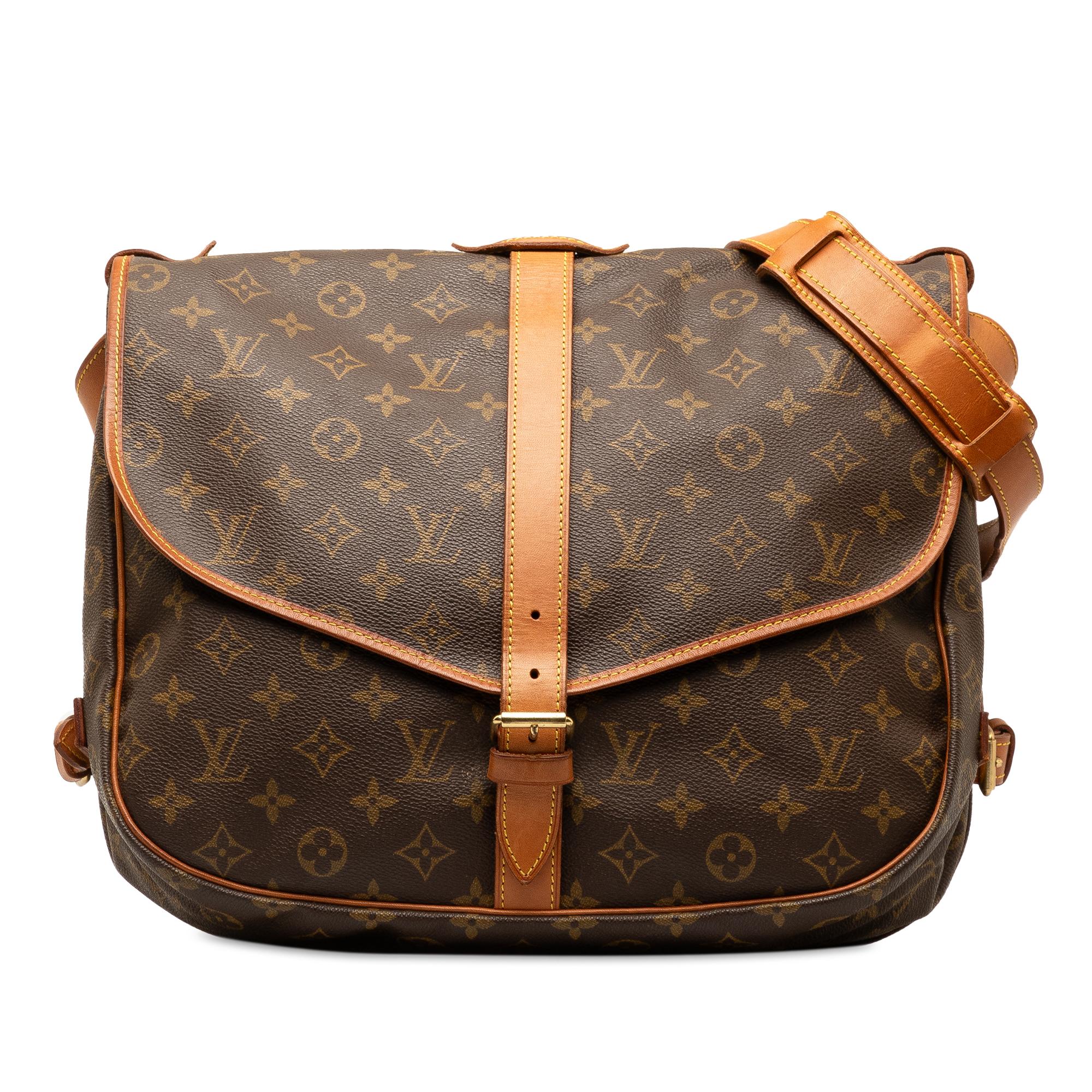 Louis Vuitton Monogram Saumur 35 (SHG-jYXZz6)