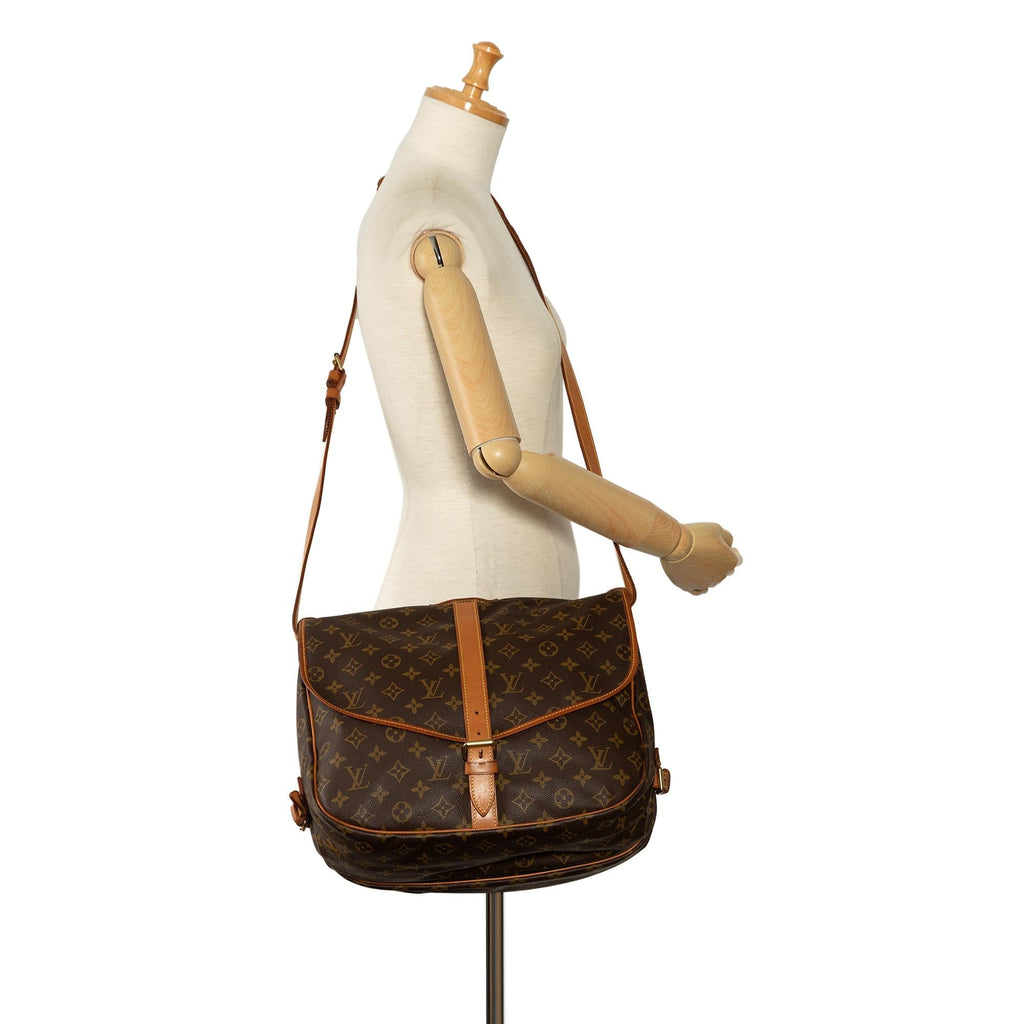 Louis Vuitton Monogram Saumur 35 (SHG-jYXZz6)