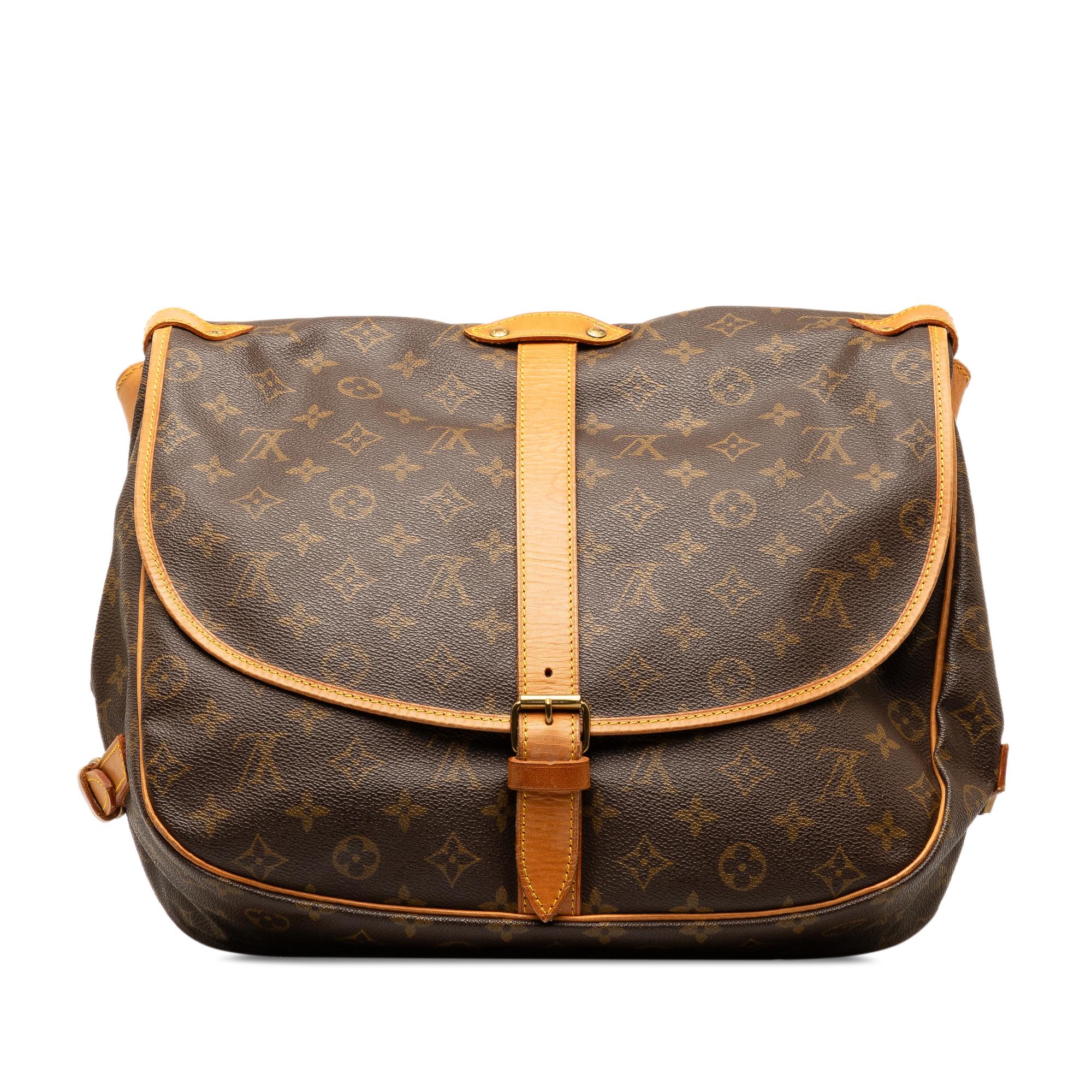 Louis Vuitton Monogram Saumur 35 (SHG-zyUtQf)