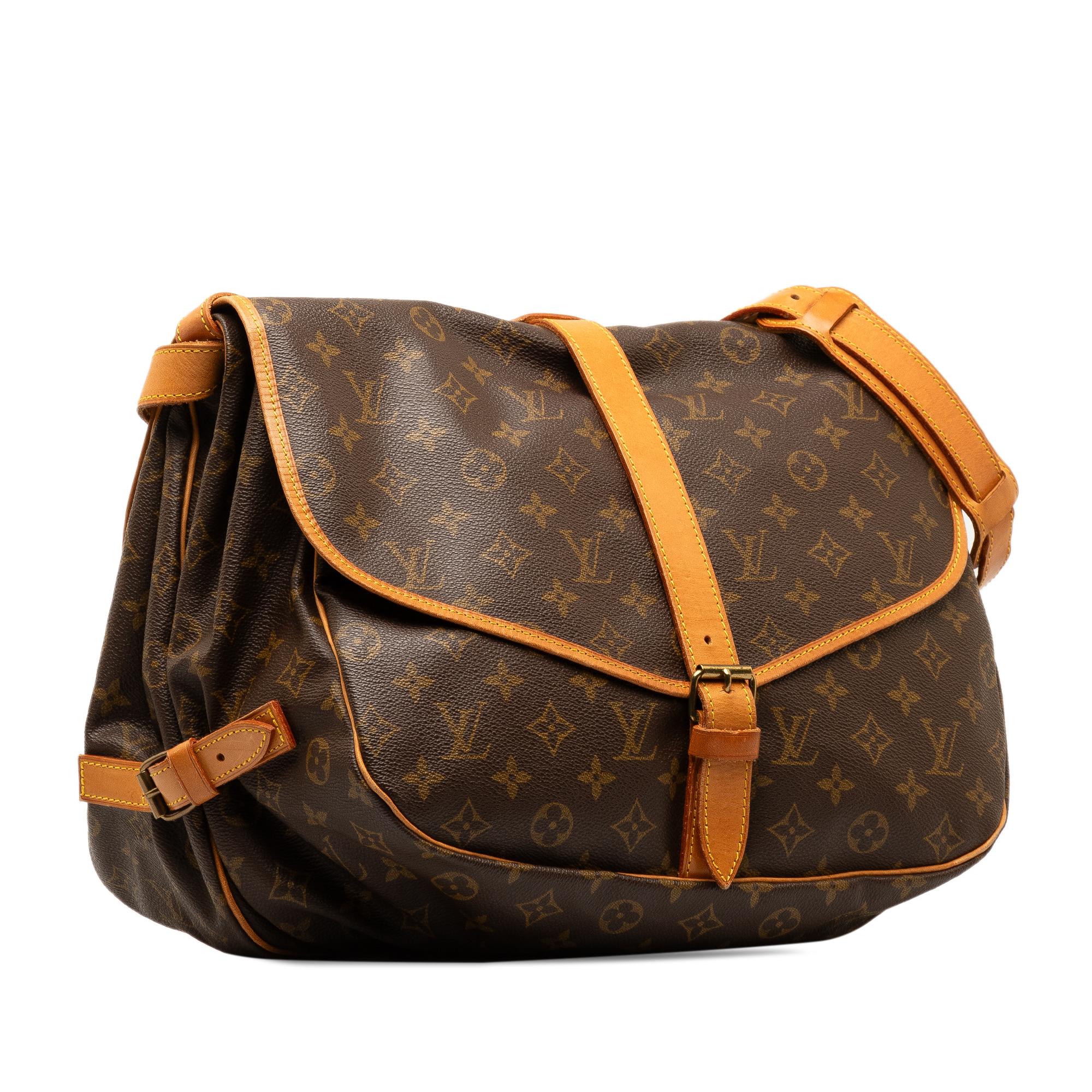 Louis Vuitton Monogram Saumur 35 (SHG-zyUtQf)