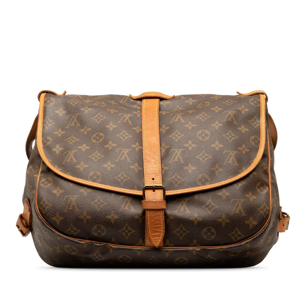 Louis Vuitton Monogram Saumur 35 (SHG-PH1kSZ)