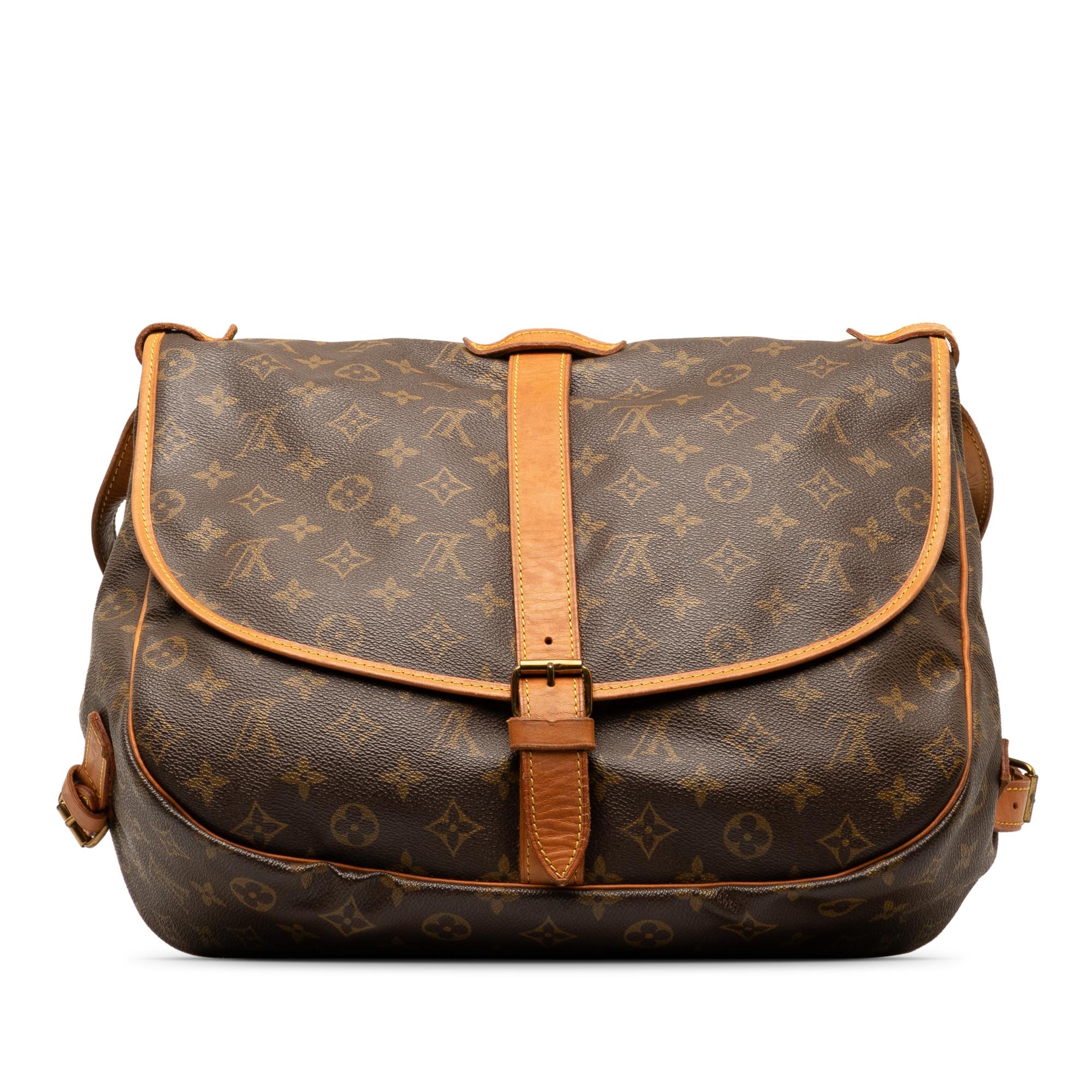 Louis Vuitton Monogram Saumur 35 (SHG-PH1kSZ)
