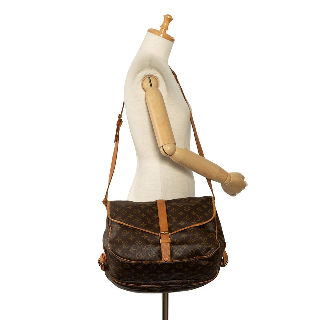 Louis Vuitton Monogram Saumur 35 (SHG-PH1kSZ)