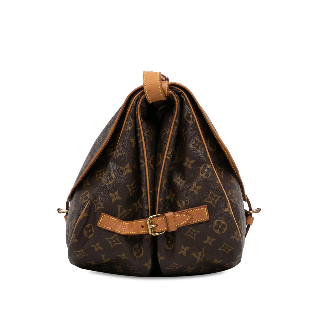 Louis Vuitton Monogram Saumur 35 (SHG-16gCnD)