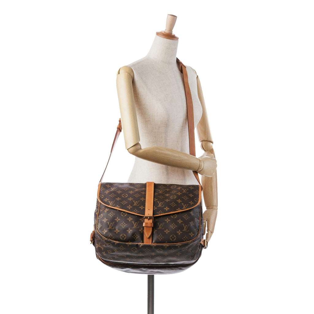Louis Vuitton Monogram Saumur 35 (SHG-16gCnD)