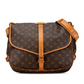 Louis Vuitton Monogram Saumur 35 (SHG-gxGFFv)