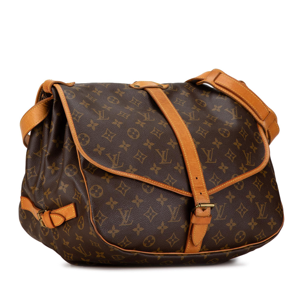 Louis Vuitton Monogram Saumur 35 (SHG-gxGFFv)