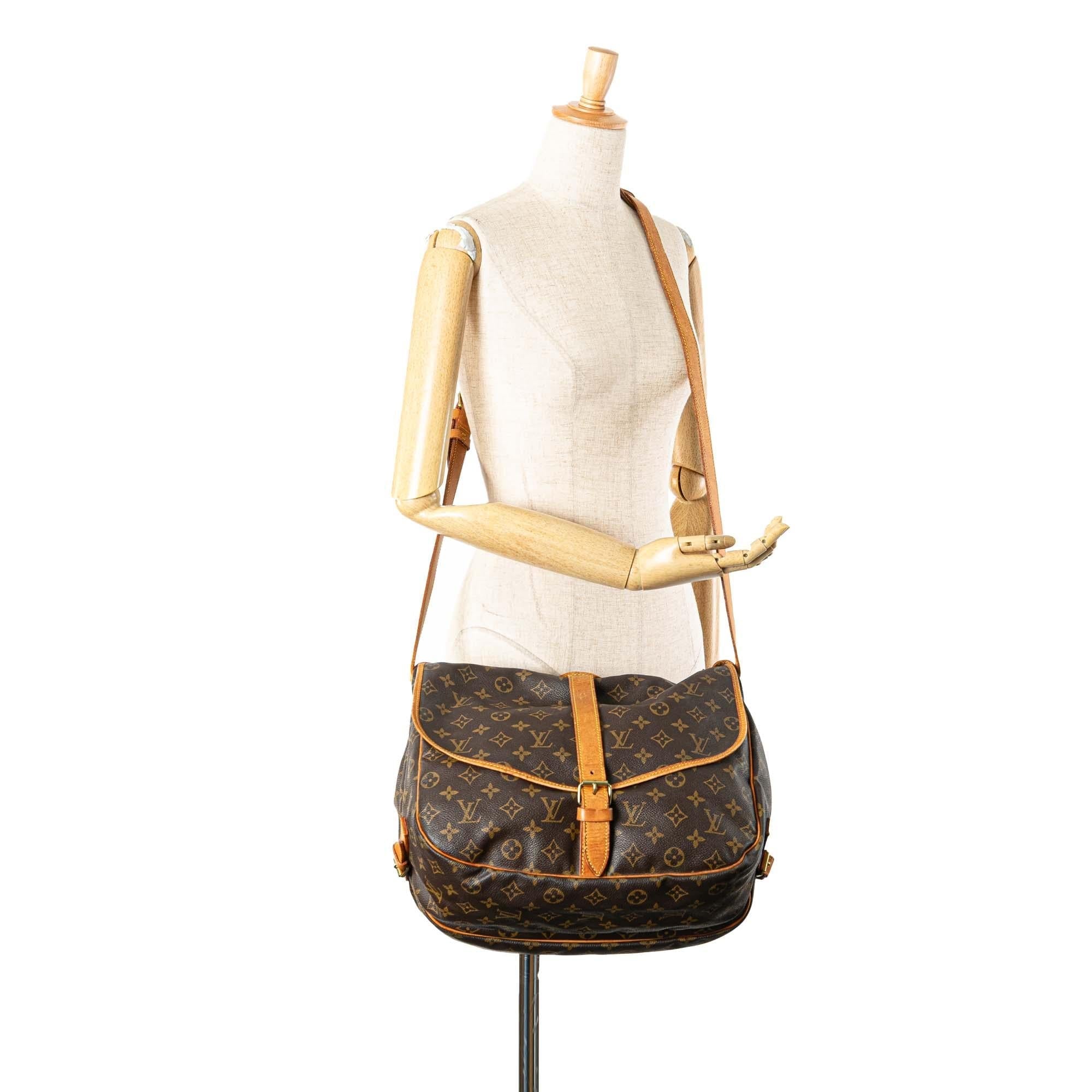 Louis Vuitton Monogram Saumur 35