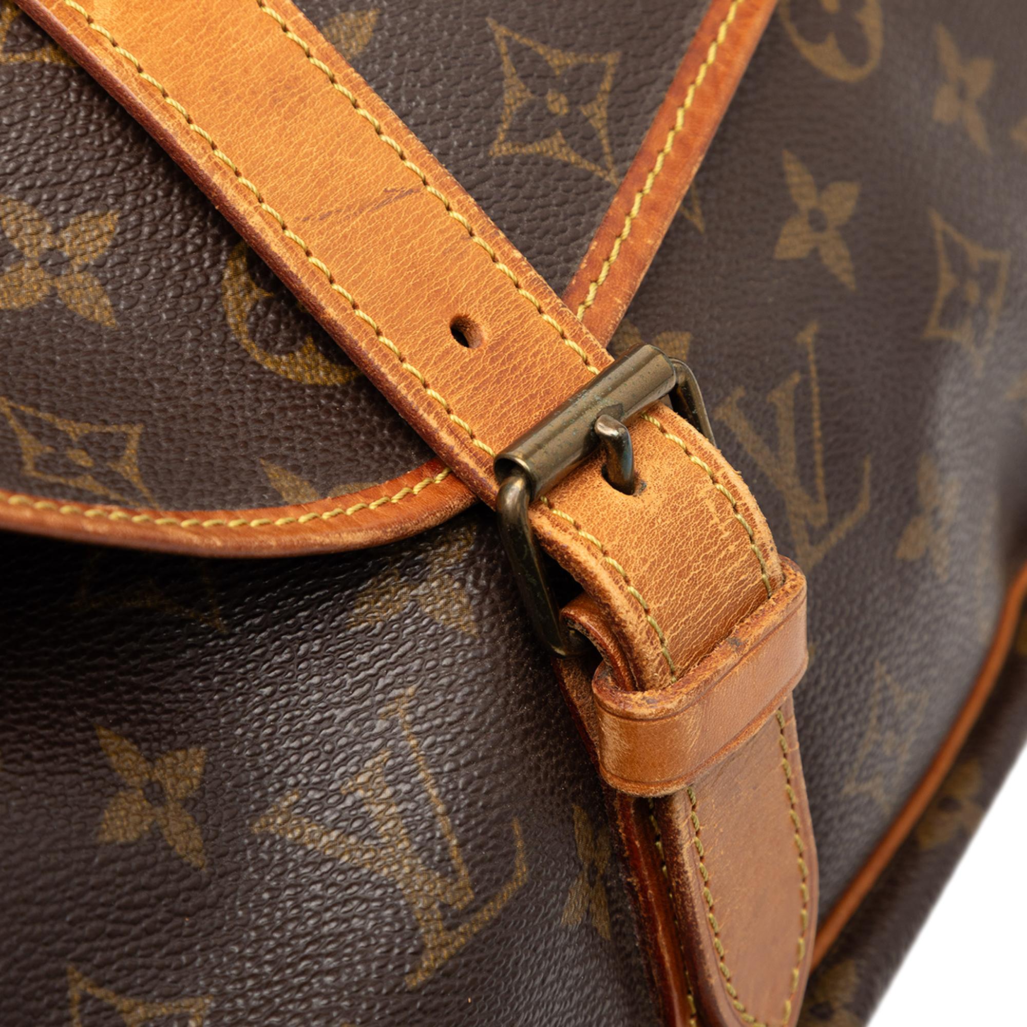 Louis Vuitton Monogram Saumur 35