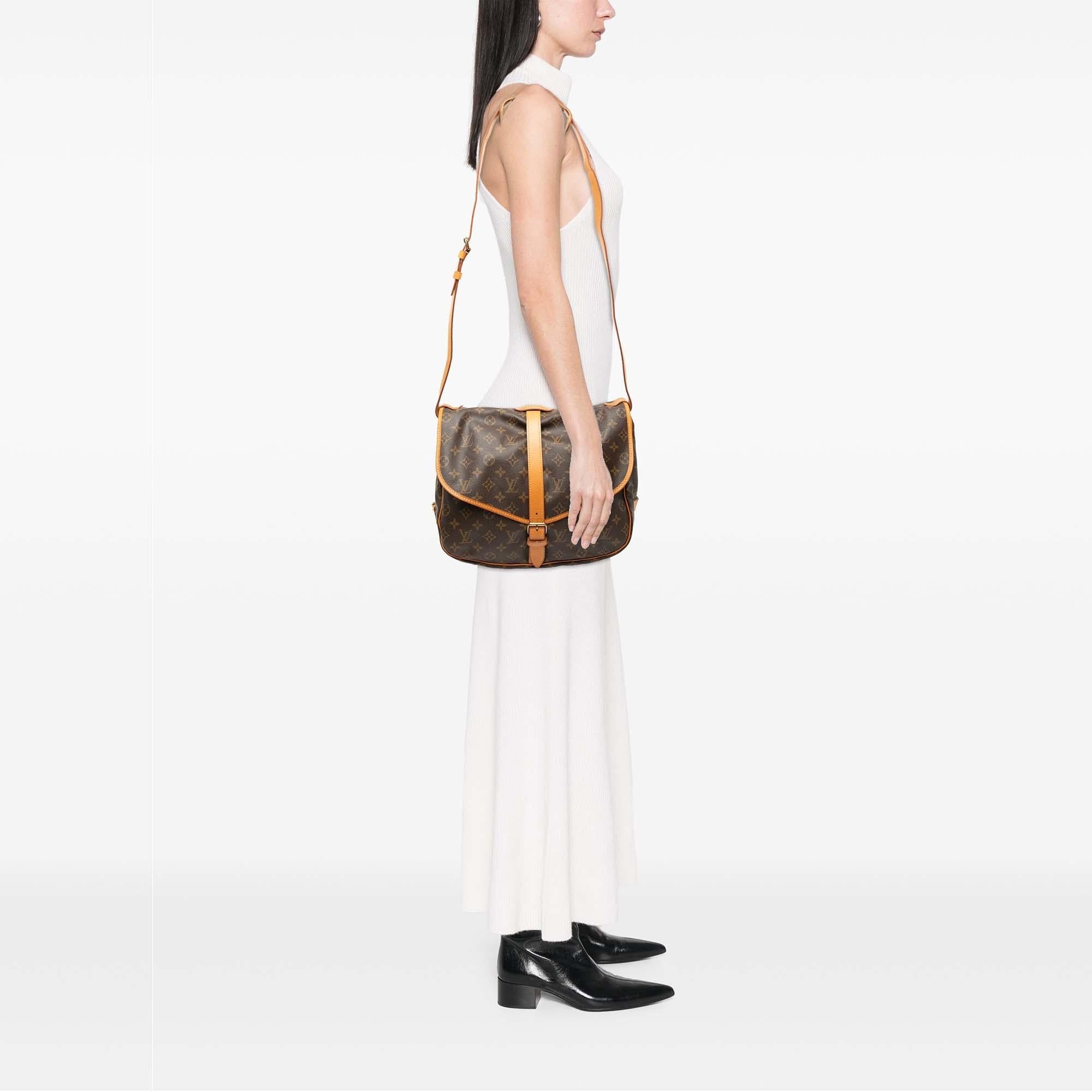 Louis Vuitton Monogram Saumur 35