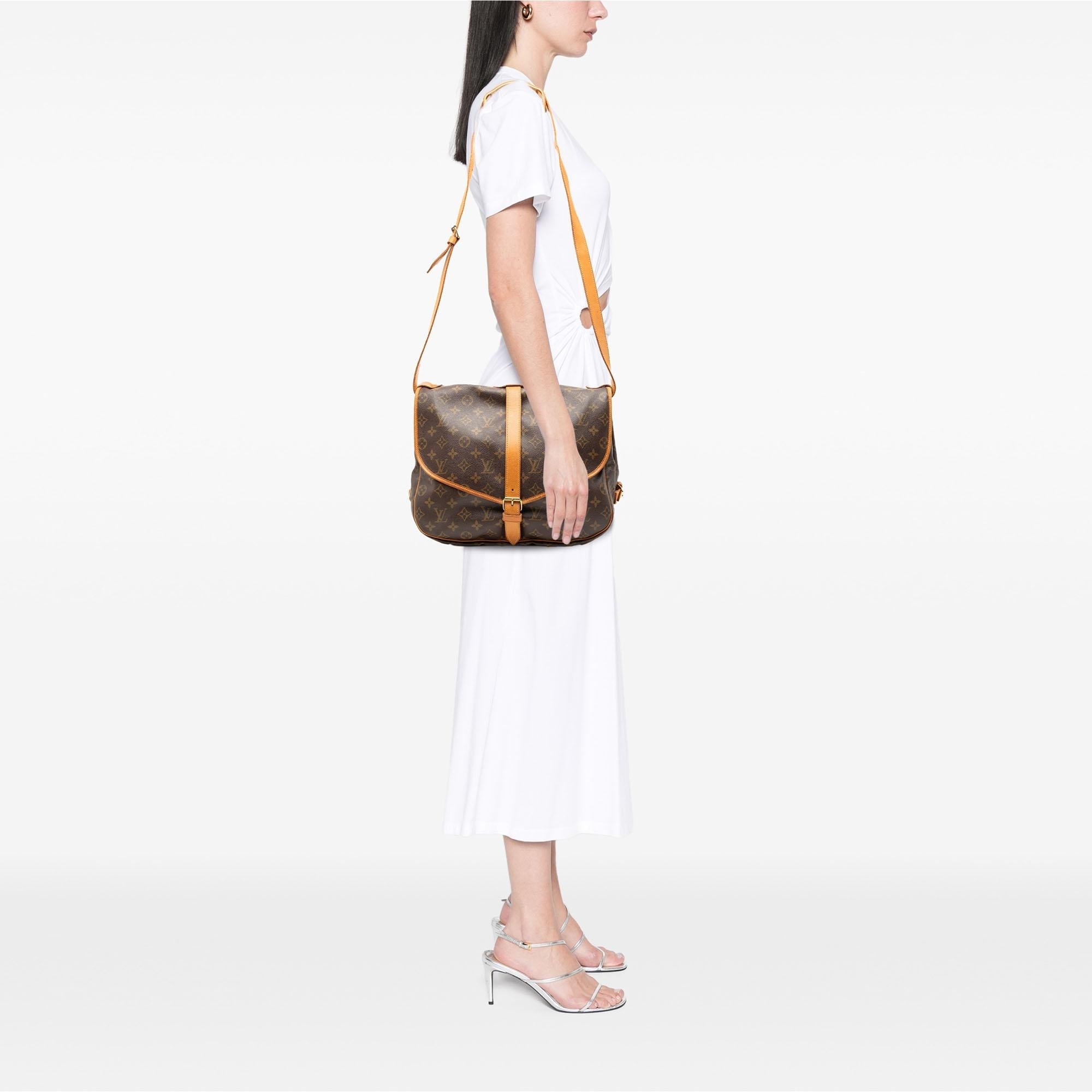 Louis Vuitton Monogram Saumur 35