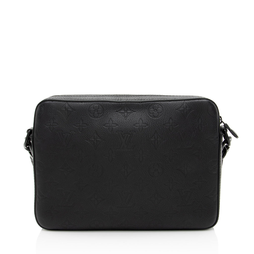 Louis Vuitton Monogram Shadow Calfskin Trio Messenger