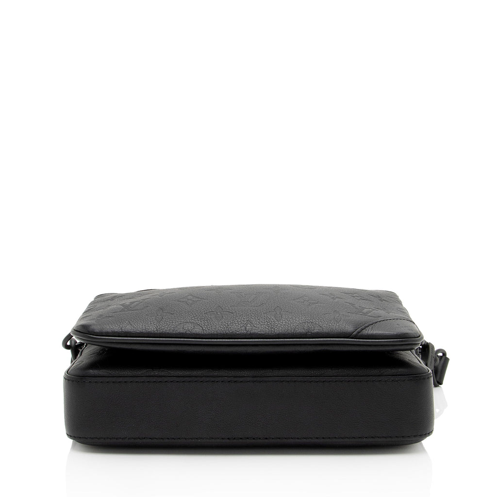 Louis Vuitton Monogram Shadow Calfskin Trio Messenger