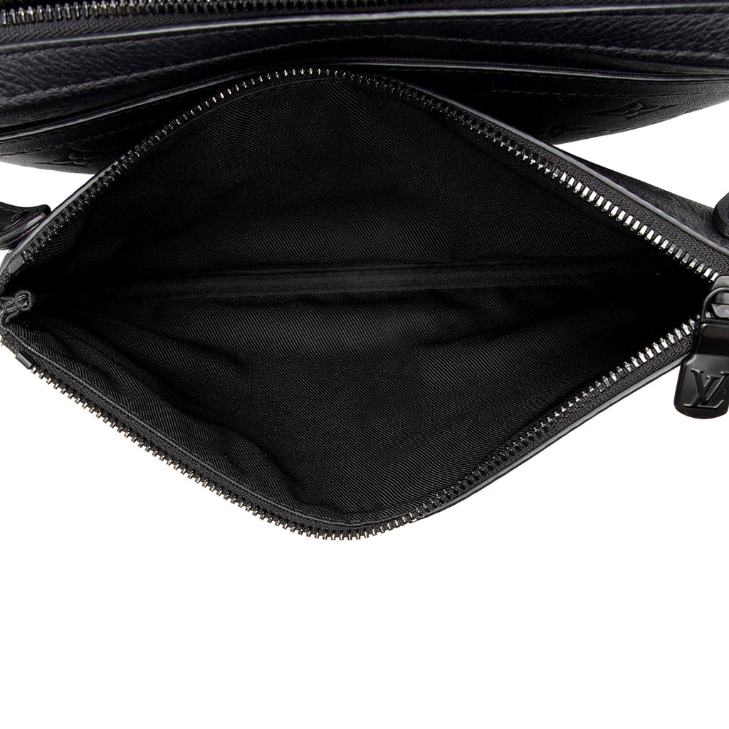 Louis Vuitton Monogram Shadow Calfskin Trio Messenger