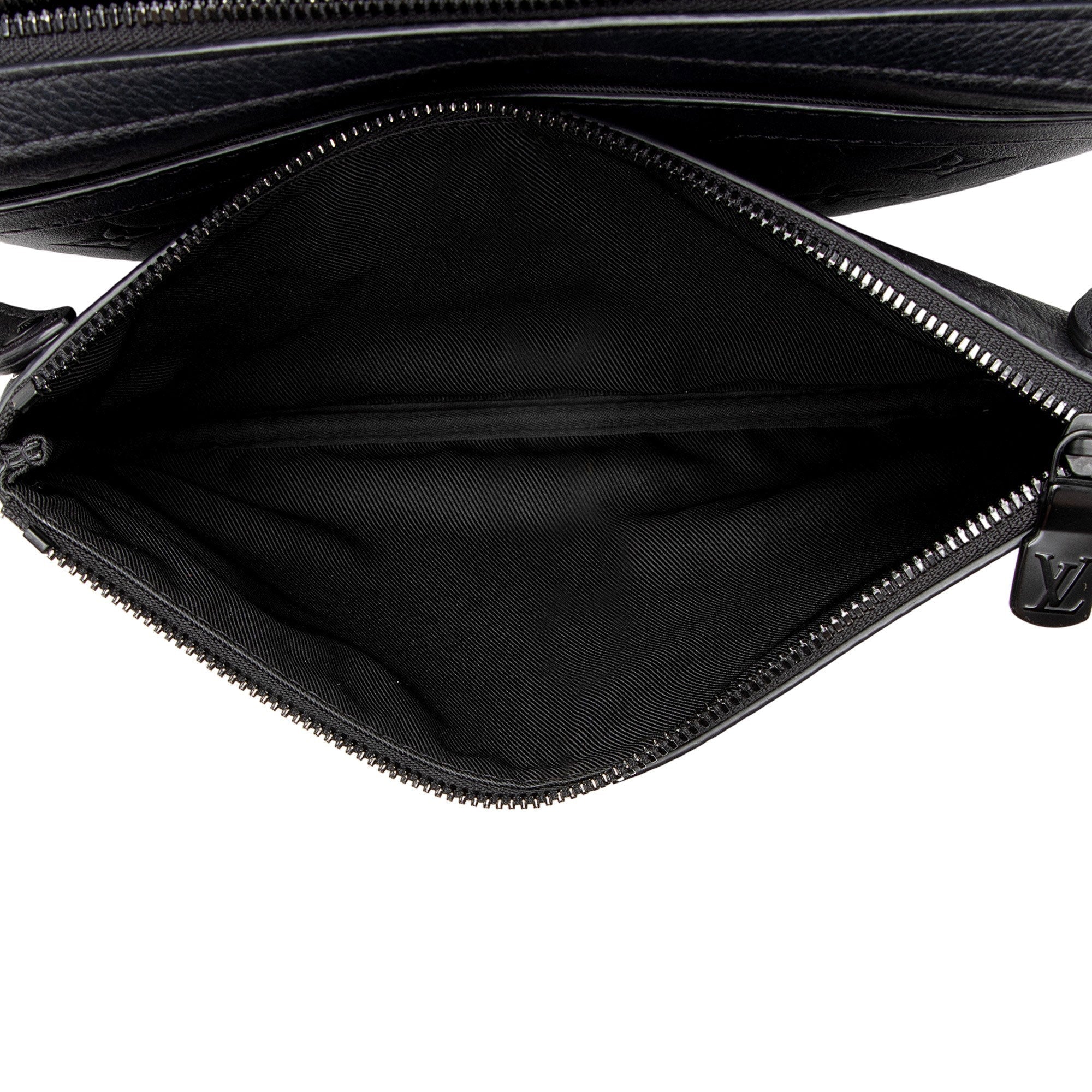 Louis Vuitton Monogram Shadow Calfskin Trio Messenger