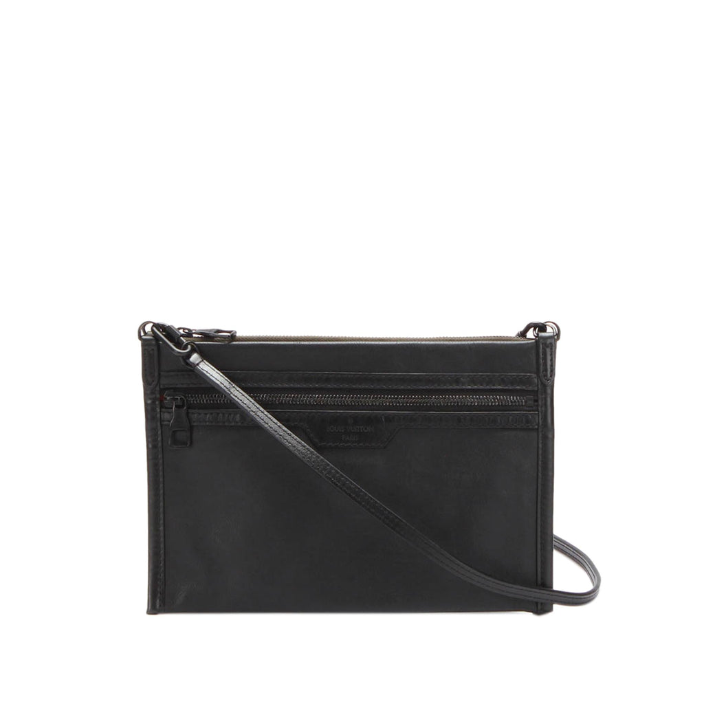 Louis Vuitton Monogram Shadow Double Flat Messenger (SHG-z0id5e)
