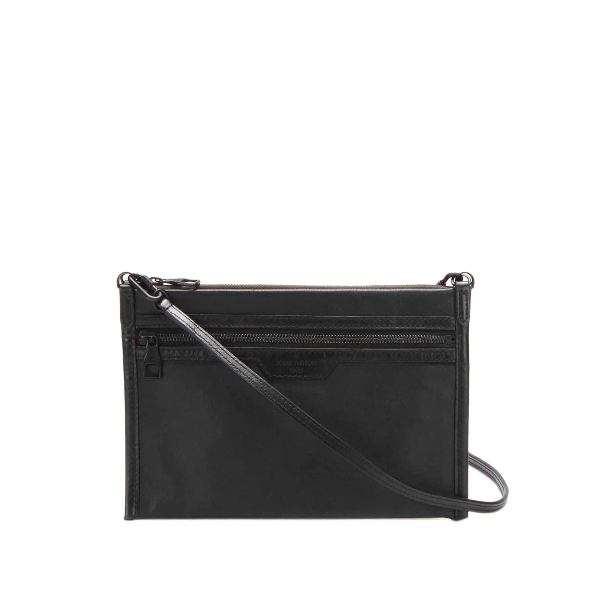 Louis Vuitton Monogram Shadow Double Flat Messenger (SHG-z0id5e)