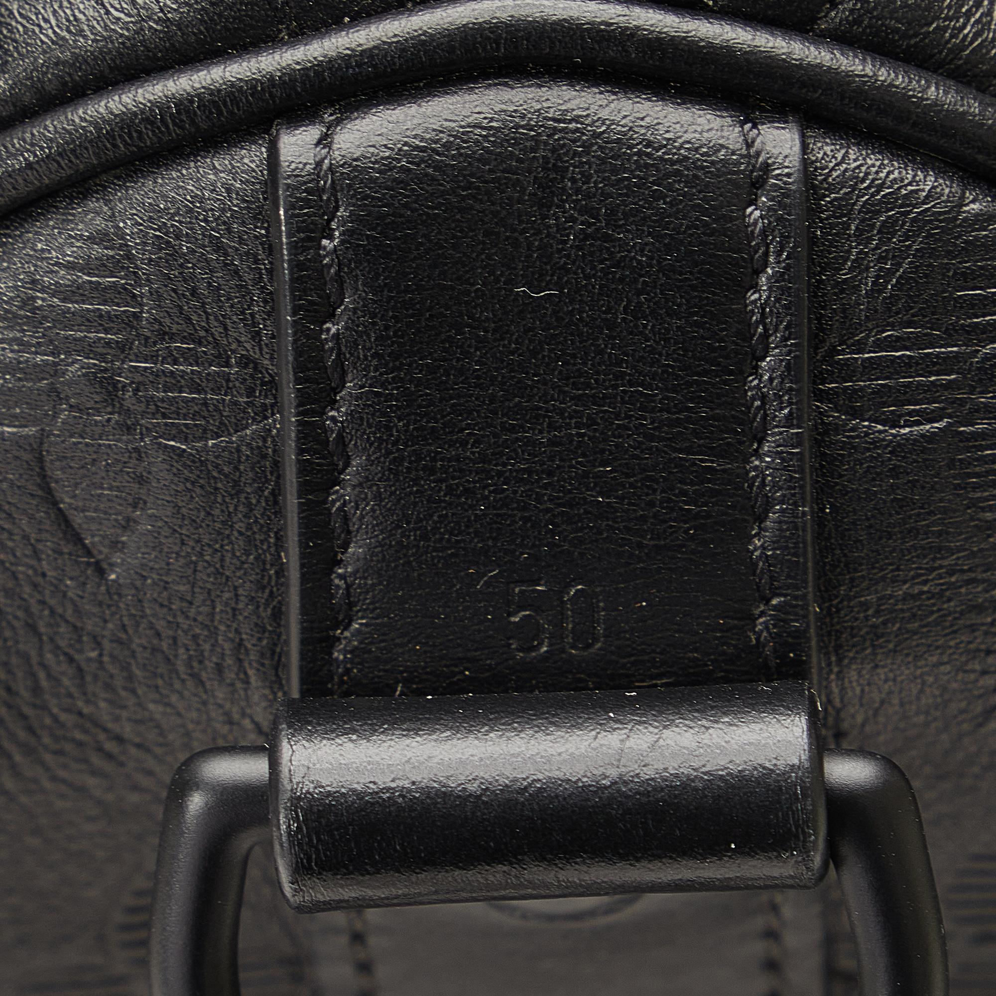 Louis Vuitton Monogram Shadow Keepall Bandouliere 50 (SHG-eCxY7D)