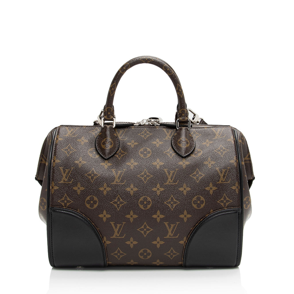 Louis Vuitton Monogram Shine Canvas Doc PM Satchel (SHF-Ujo1me)