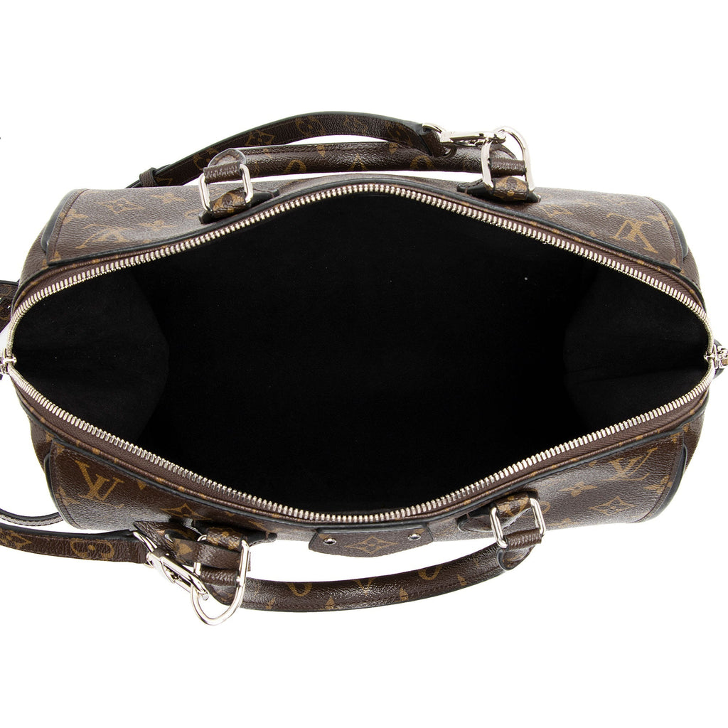 Louis Vuitton Monogram Shine Canvas Doc PM Satchel (SHF-Ujo1me)