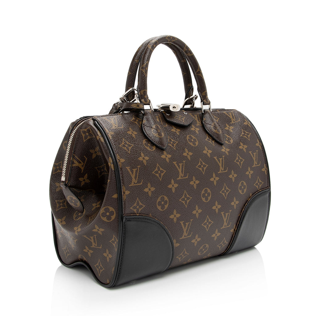 Louis Vuitton Monogram Shine Canvas Doc PM Satchel (SHF-Ujo1me)