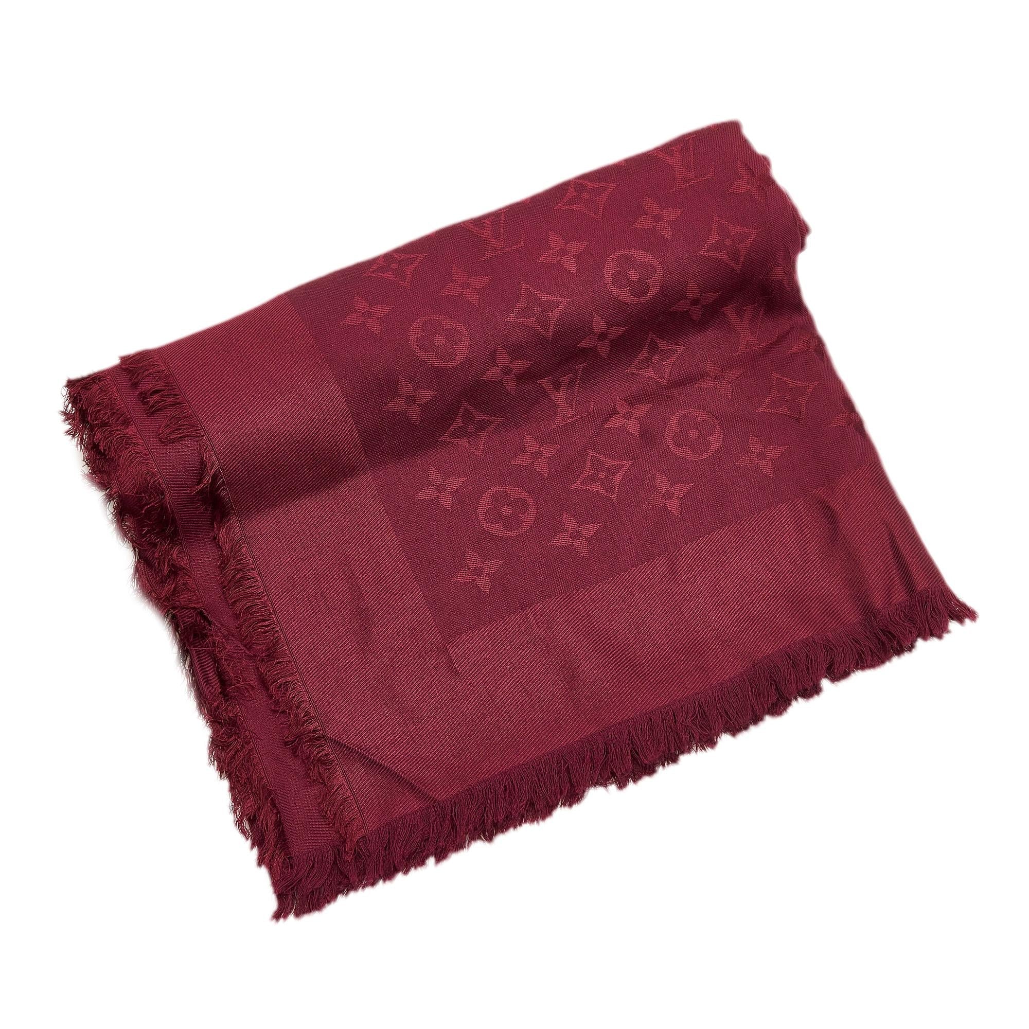 Louis Vuitton Monogram Silk Scarf (SHG-31203)