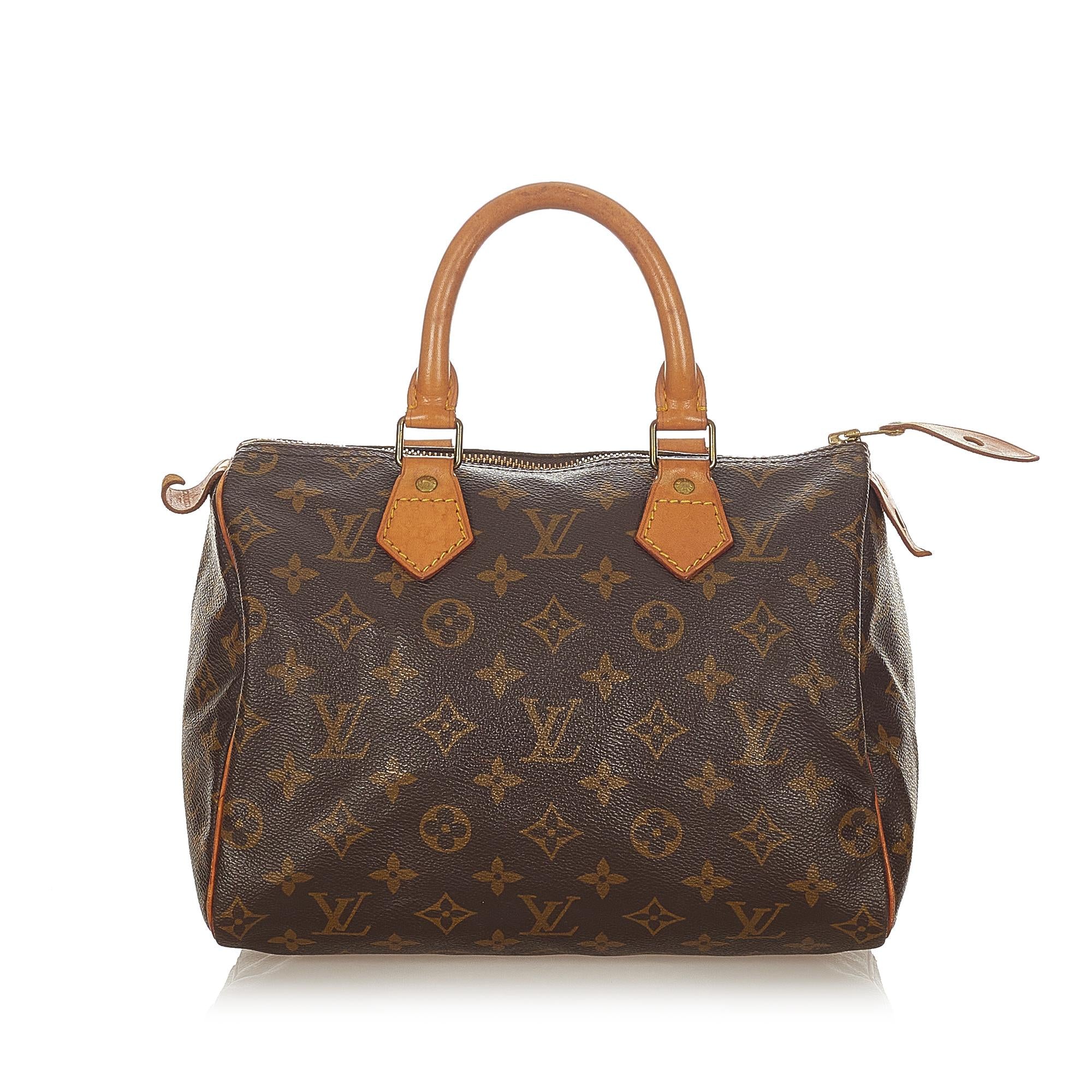 Louis Vuitton Monogram Speedy 25 (SHG-24123)