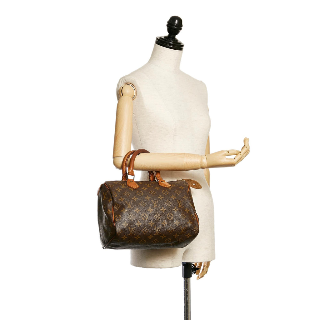 Louis Vuitton Monogram Speedy 25 (SHG-28541)