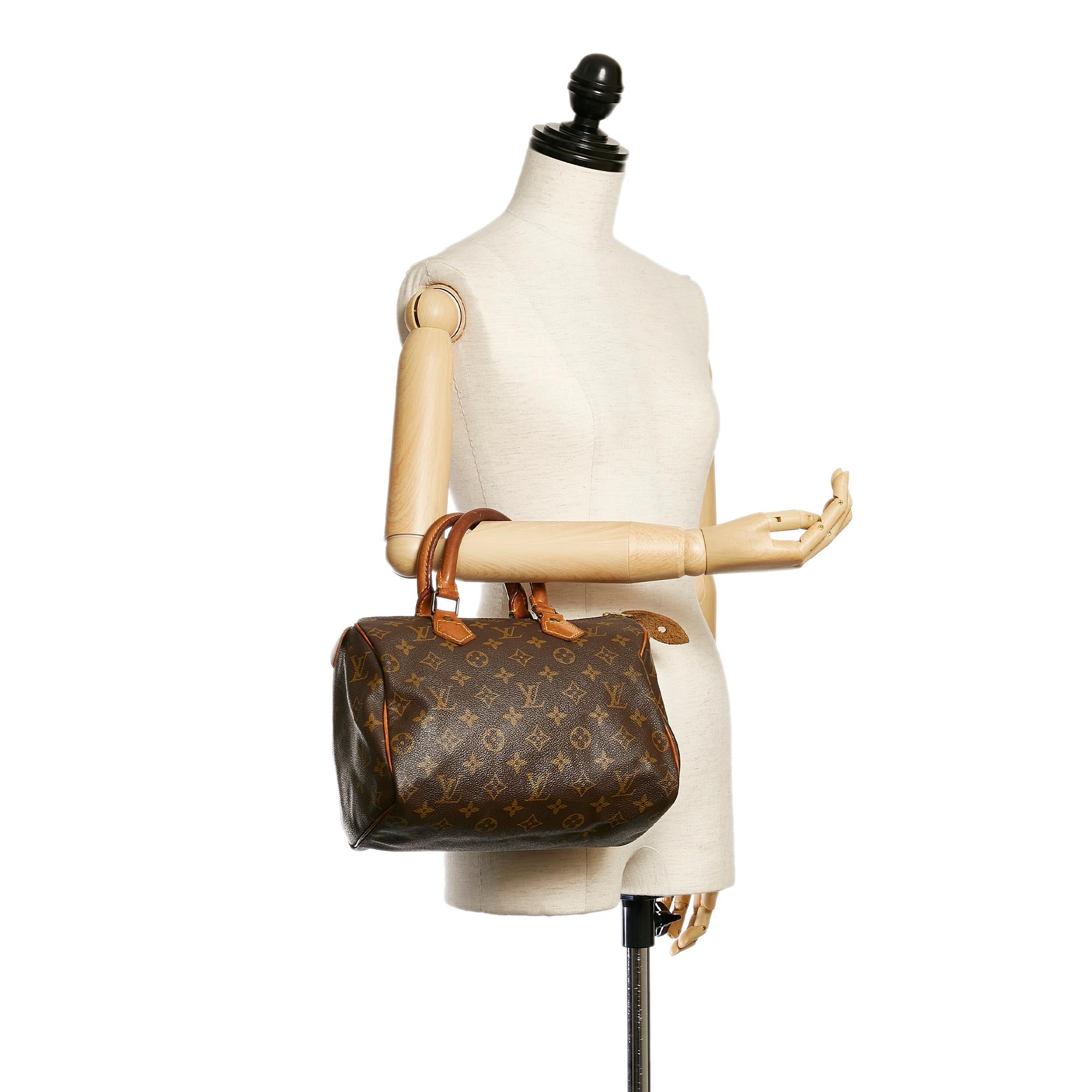 Louis Vuitton Monogram Speedy 25 (SHG-28541)