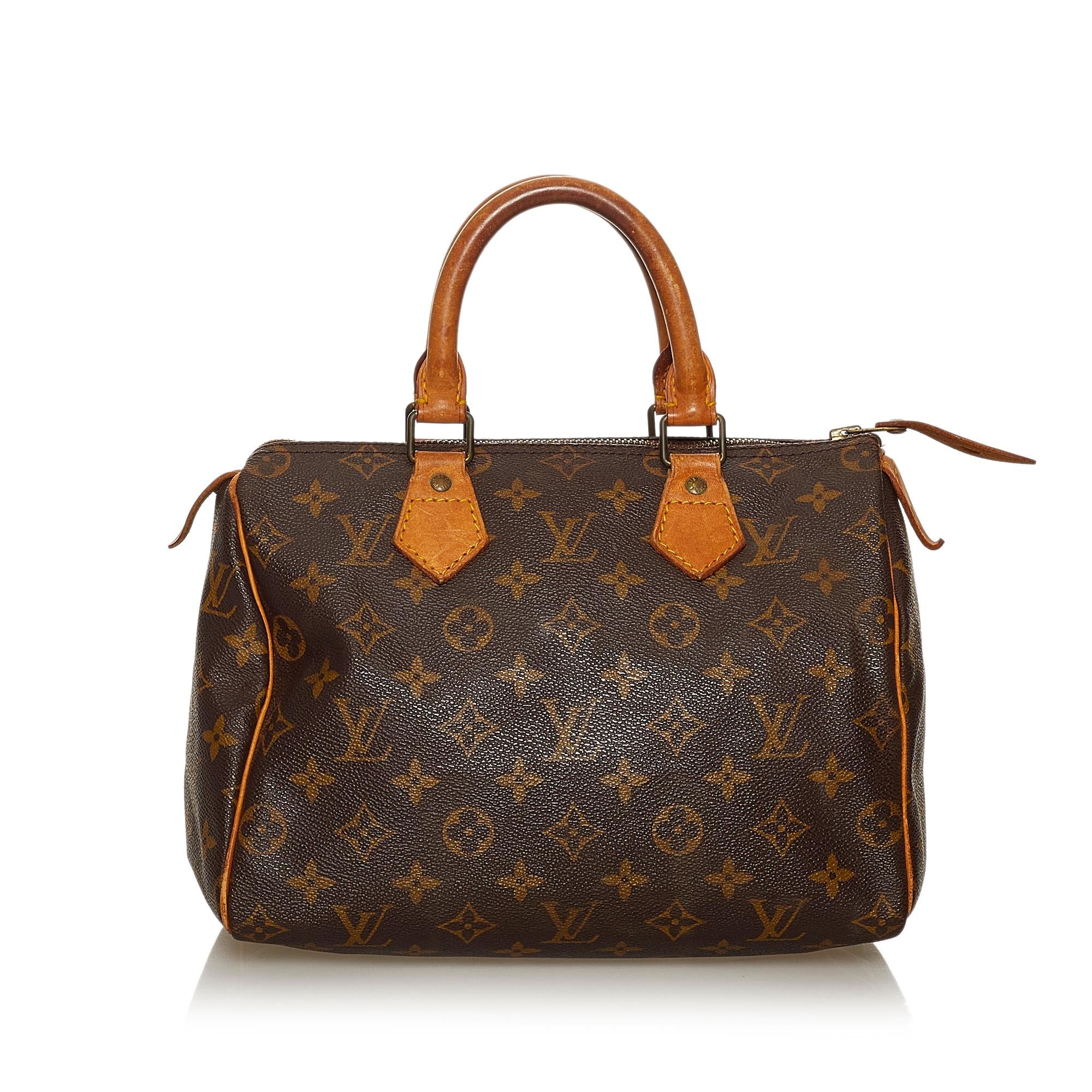 Louis Vuitton Monogram Speedy 25 (SHG-28621)
