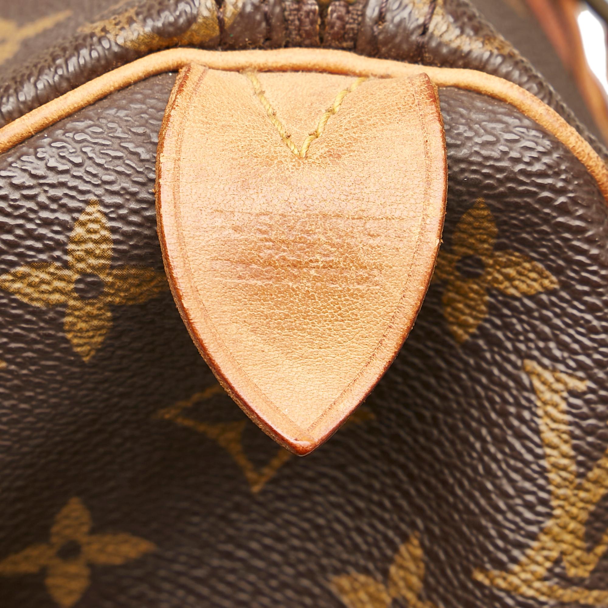 Louis Vuitton Monogram Speedy 25 (SHG-28621)