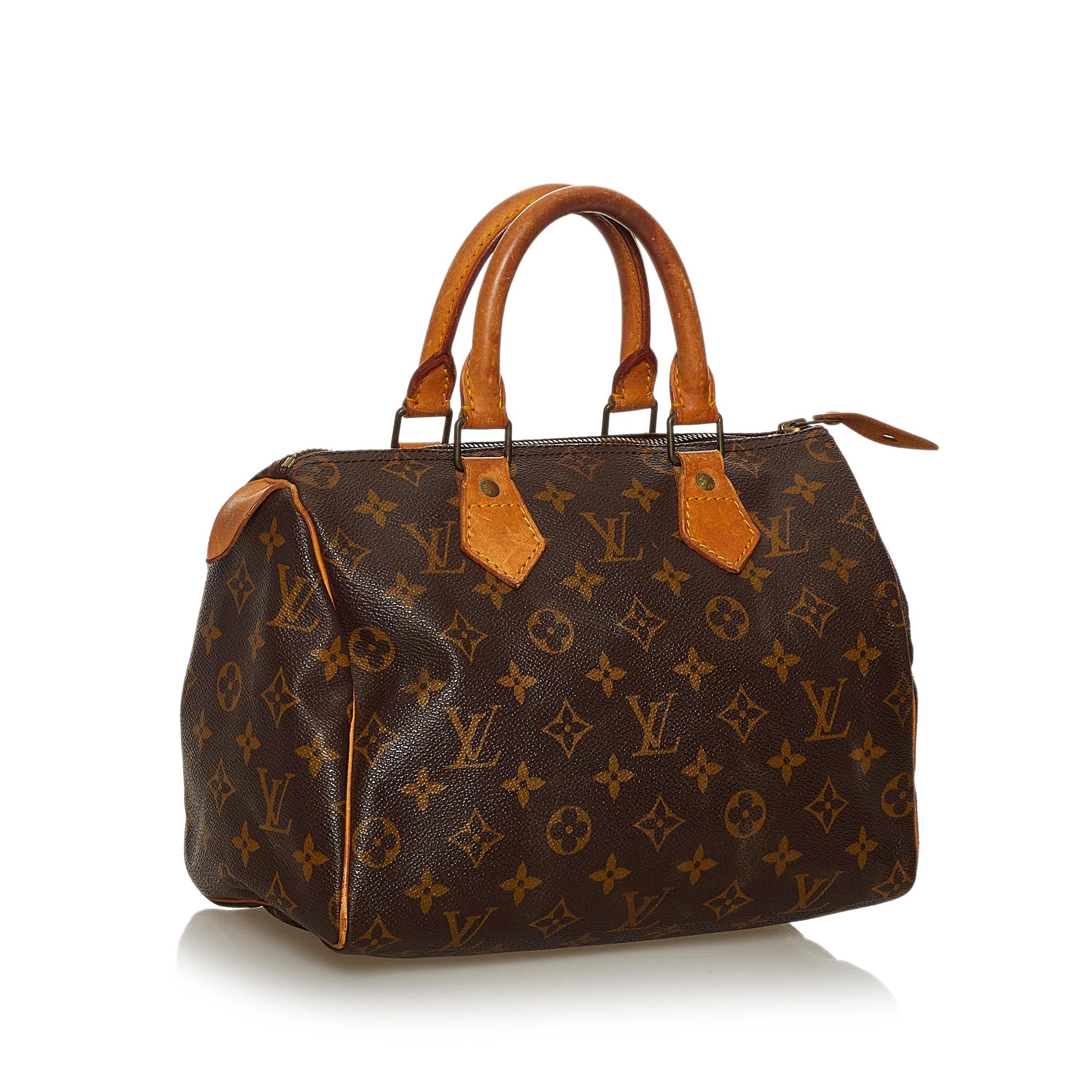 Louis Vuitton Monogram Speedy 25 (SHG-28621)